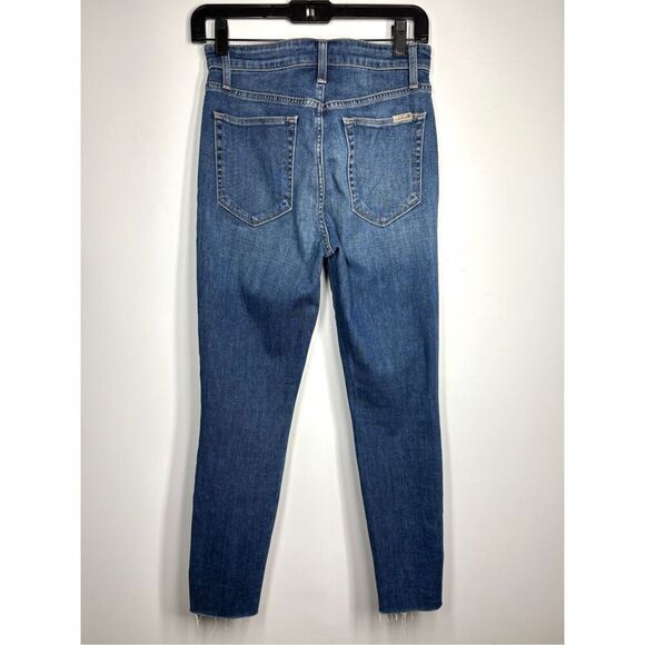 Joe’s Jeans The Charlie Skinny Ankle Distressed High Rise Raw Hem Women 27 - Picture 5 of 5